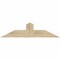 Ekena Millwork Portland Rough Sawn Timber Gable Bracket, Douglas Fir, 48"W x 12"H x 4"D x 6"F, 6/12 Pitch GBW048X12X0406POR00RDF - alternate 1